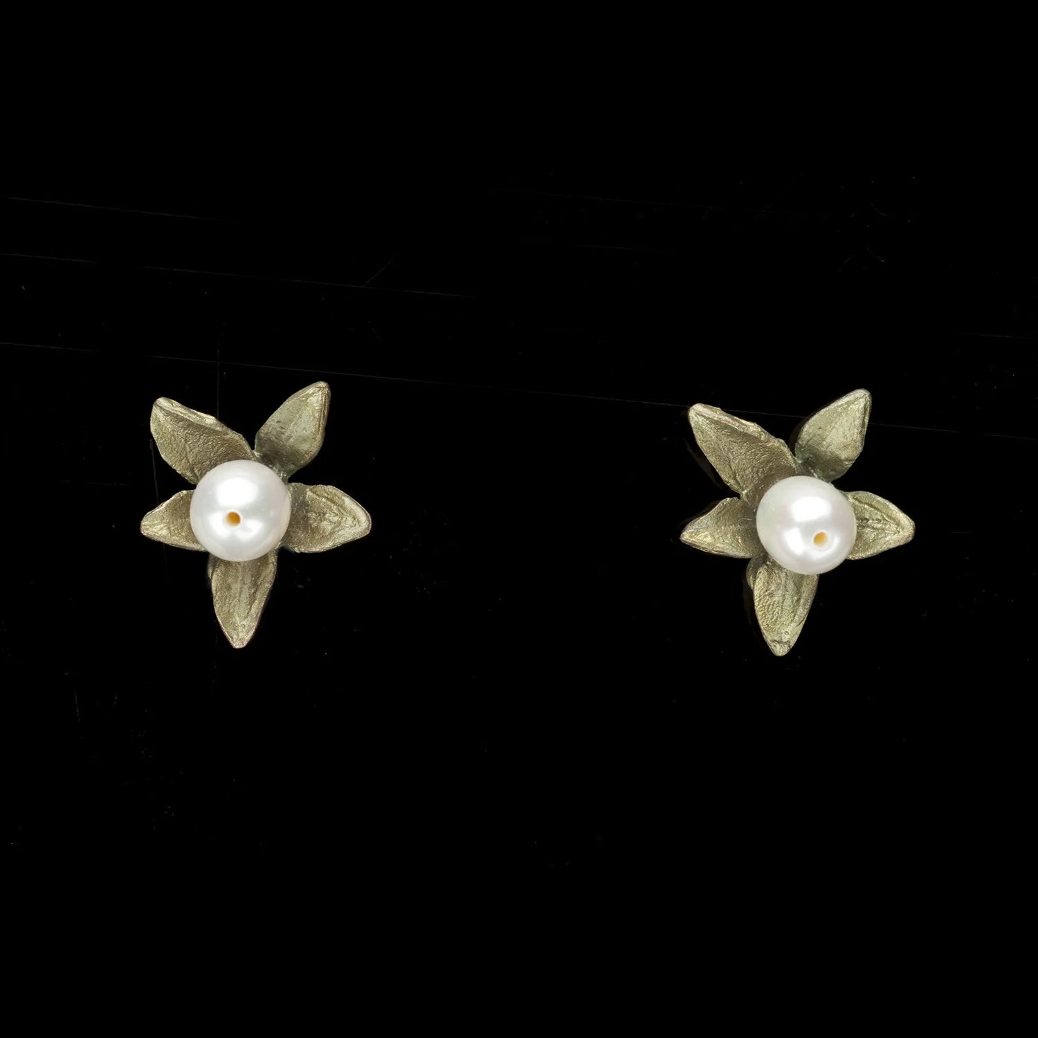 Orangenblüte - Ohrstecker klein