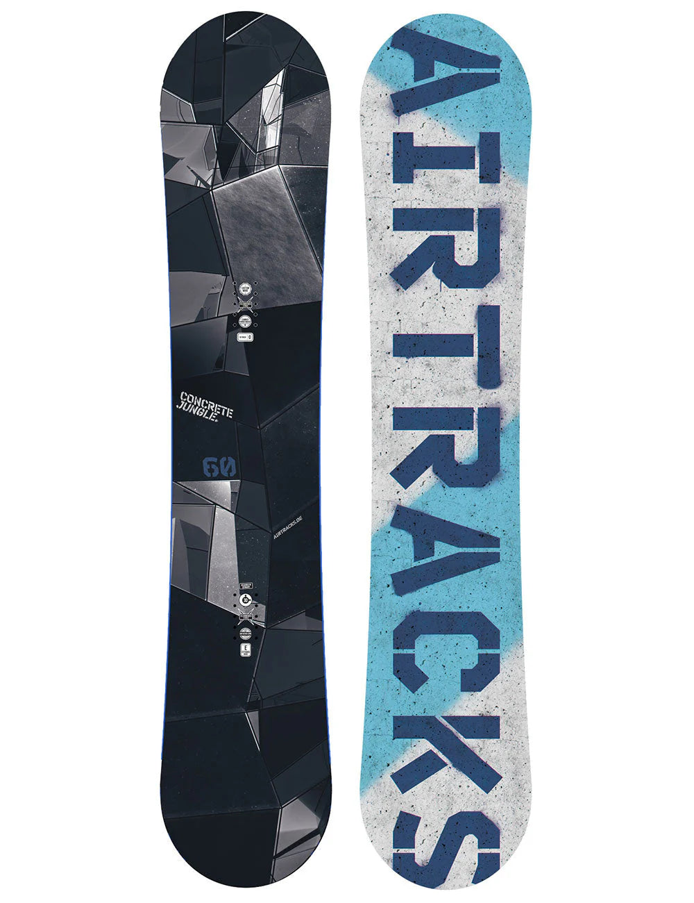 Set prodotto snowboard Jungle Hybrid Rocker da uomo