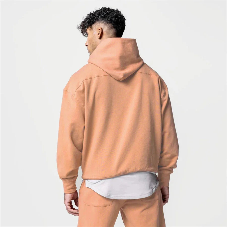 Herren-Kapuzenpullover in bergre