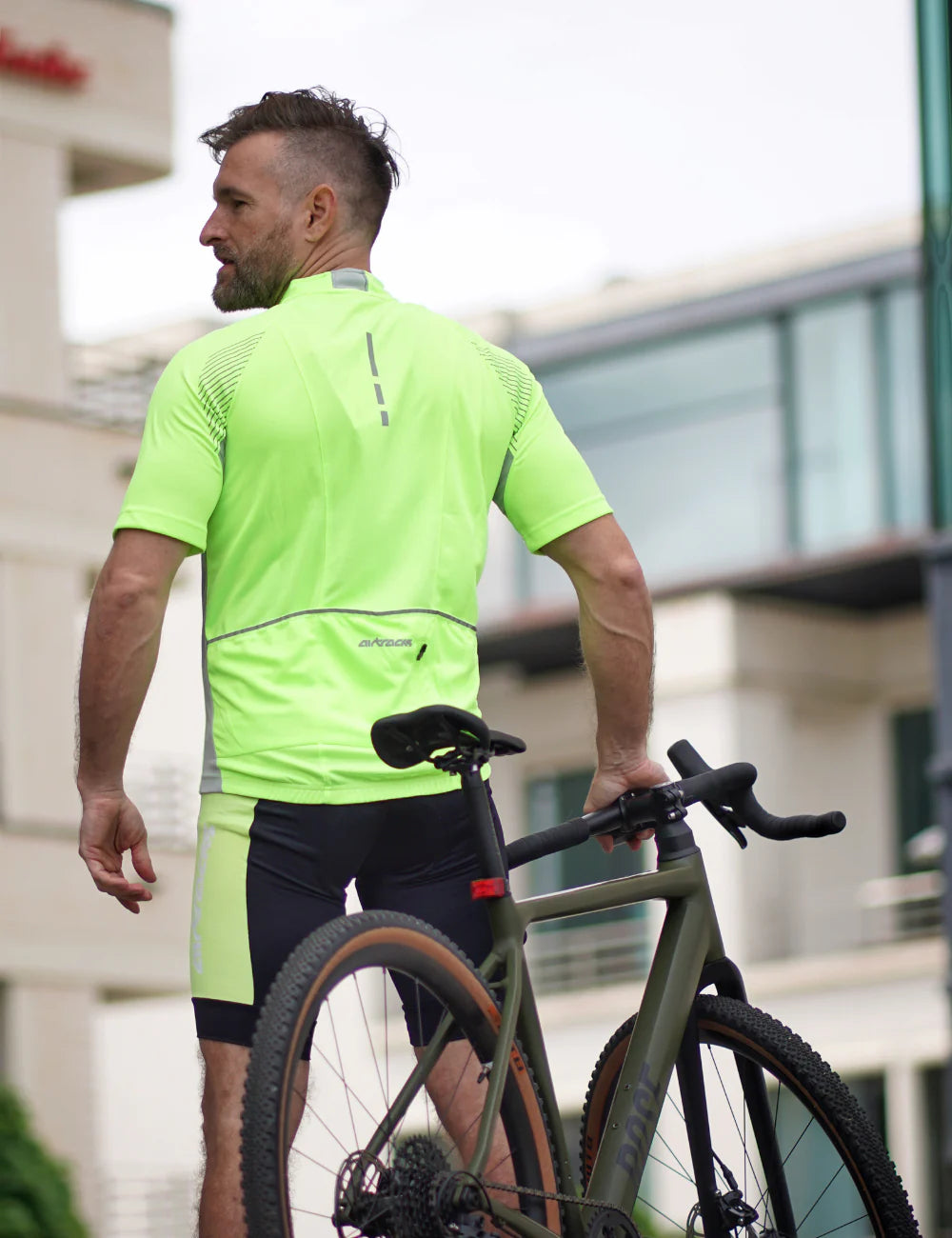 Herren Radtrikot Set Fahrradtrikot Kurzarm Team II + Trgerhose Kurz Pro Line