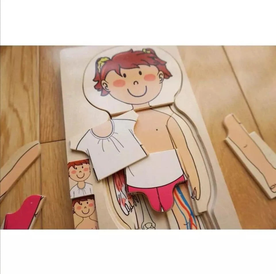 Woods - Avventura Anatomica - Puzzle in Legno
