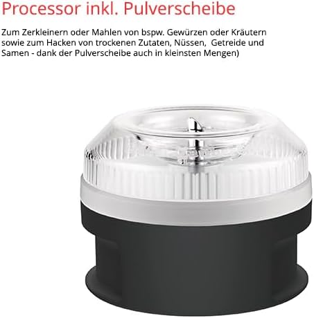 ESGE Zauberstab M 200 BBQ 98215 Frullatore a immersione nero, mixer, frullatore a mano, professionale, incl. accessori, fino a 17.000 giri/min, 200 Watt, design ergonomico dell'impugnatura, doppio interruttore, centratura a innesto, motore AC