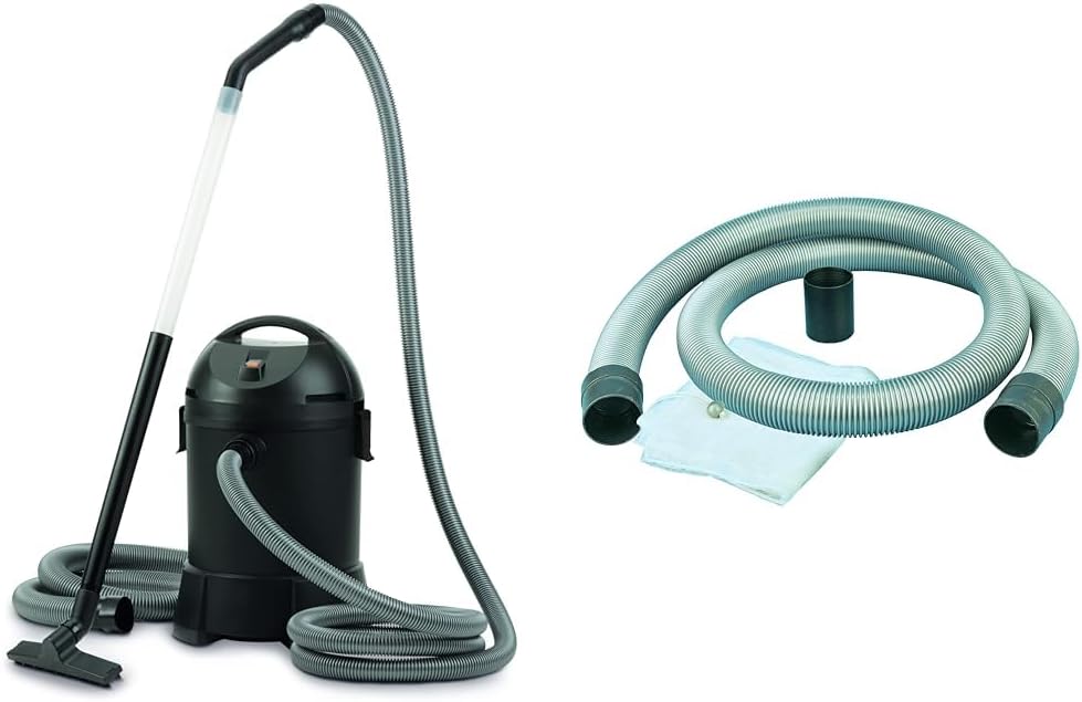Oase 50529 PondoVac Classic, 1400 W, 3000 l/h - Aspirafango per laghetto, pulizia e trattamento dell'acqua, incluse 4 bocchette di aspirazione per tutti i tipi di laghetto e per uso domestico