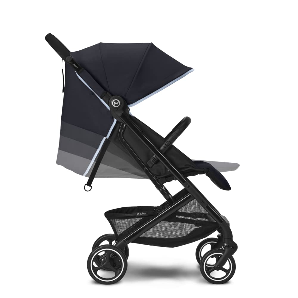 Cybex Gold Passeggino Beezy con imbracatura One-Pull, Dalla nascita fino a circa 4 anni (max. 22 kg), Compatto ed ergonomico, Almond Beige (Beige con telaio nero)