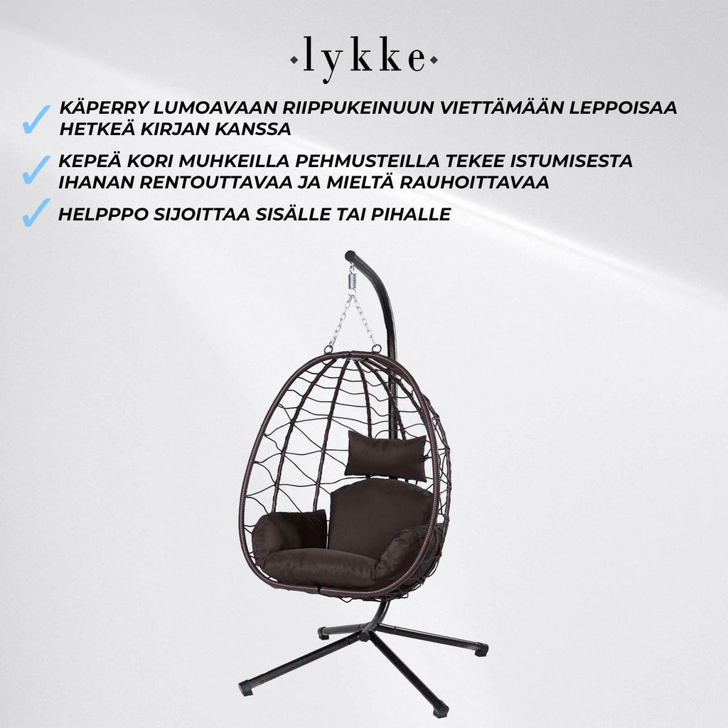 Lykke Hängesessel, marrone