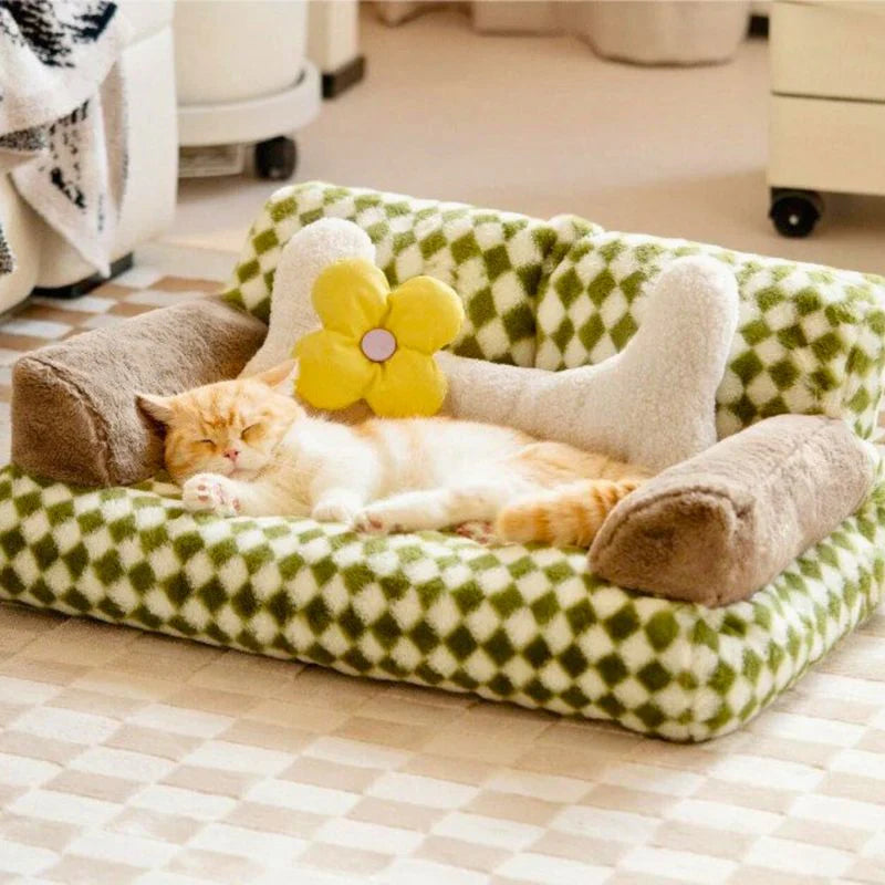 Divanetto per gatti HundeJoy – Comfort elegante per il tuo animale domestico