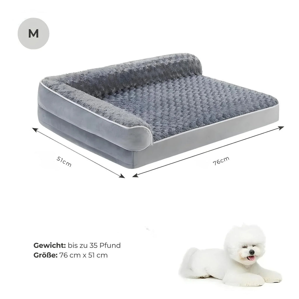 MegaComfort - Groes, wasserfestes Hundebett für maximale Unterstützung und Komfort