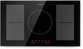 Klarstein Piano Cottura a Induzione, Piano Cottura in Vetroceramica, con 4 Piastre, Incasso con Display Touch, Display Digitale e Funzione Timer, Riscaldamento Veloce, 7000 Watt