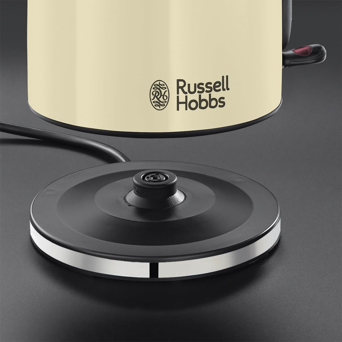 Russell Hobbs Frühstücksset Colours+ Creme: Kaffeemaschine 24033-56 [Digitaler Timer] + Wasserkocher 20415-70 [1,7l, 2400 W] + Toaster 26551-56 [für 2 Scheiben], Frühstücksserie