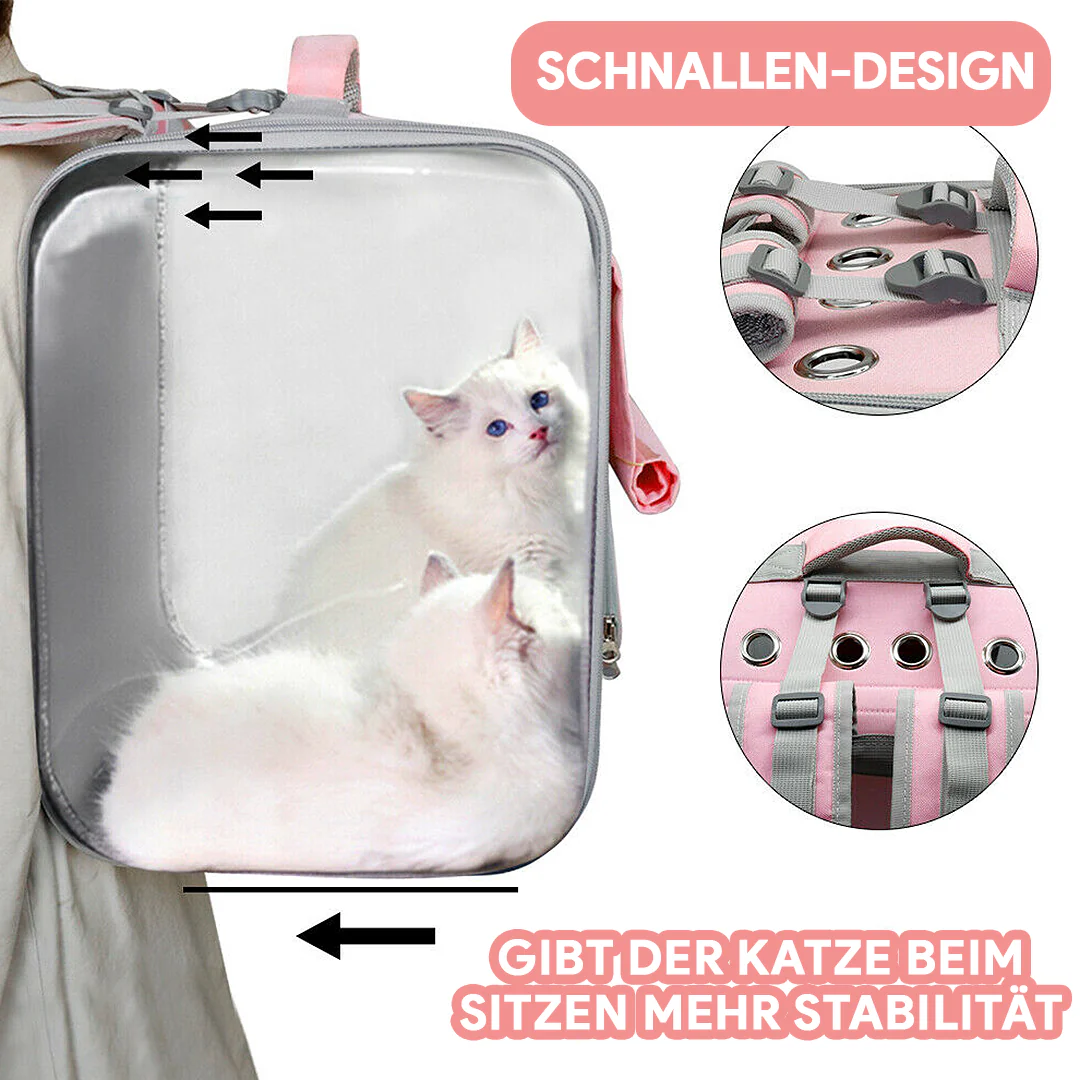 Zaino per gatti comodo per viaggiare - Ventilato e sicuro