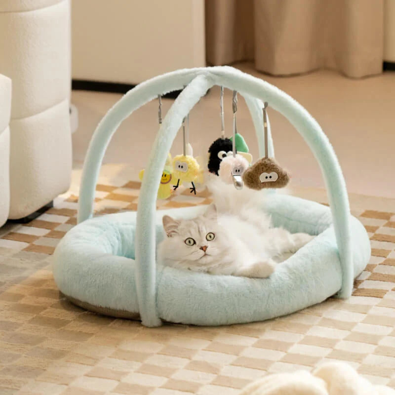 KatzenTraum – Vielseitiges Katzenbett und Spielmatte für ultimativen Komfort und Spa