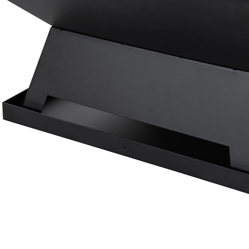 Outsunny Braciere con Griglia 2 in 1 e Parascintille da Esterno