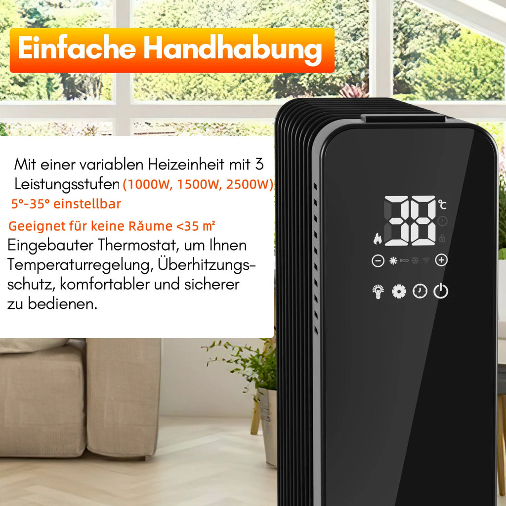 Sonnewelt lradiator Elektroheizung 2500W WiFi App & Fernbedienung