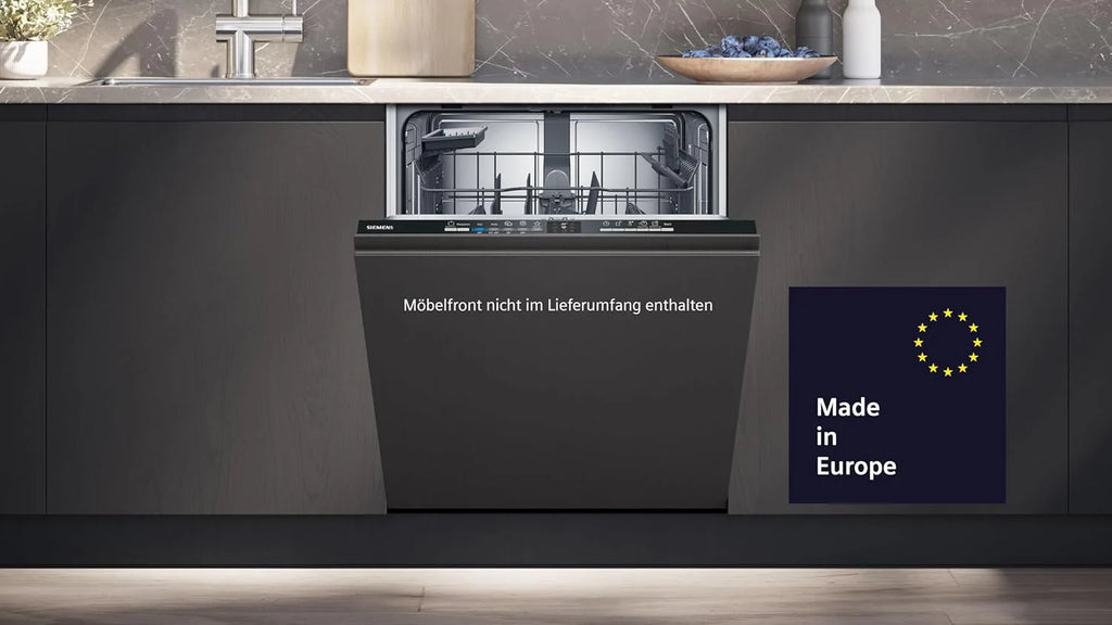 Siemens SN63EX06VE, iQ300 Smarter Lavastoviglie, Lavastoviglie a incasso totale, 60 cm, Cassetto posate, Extra silenziosa, varioSpeed, Apertura automatica porta, Triple rackMatic, infoLight, intensiveZone