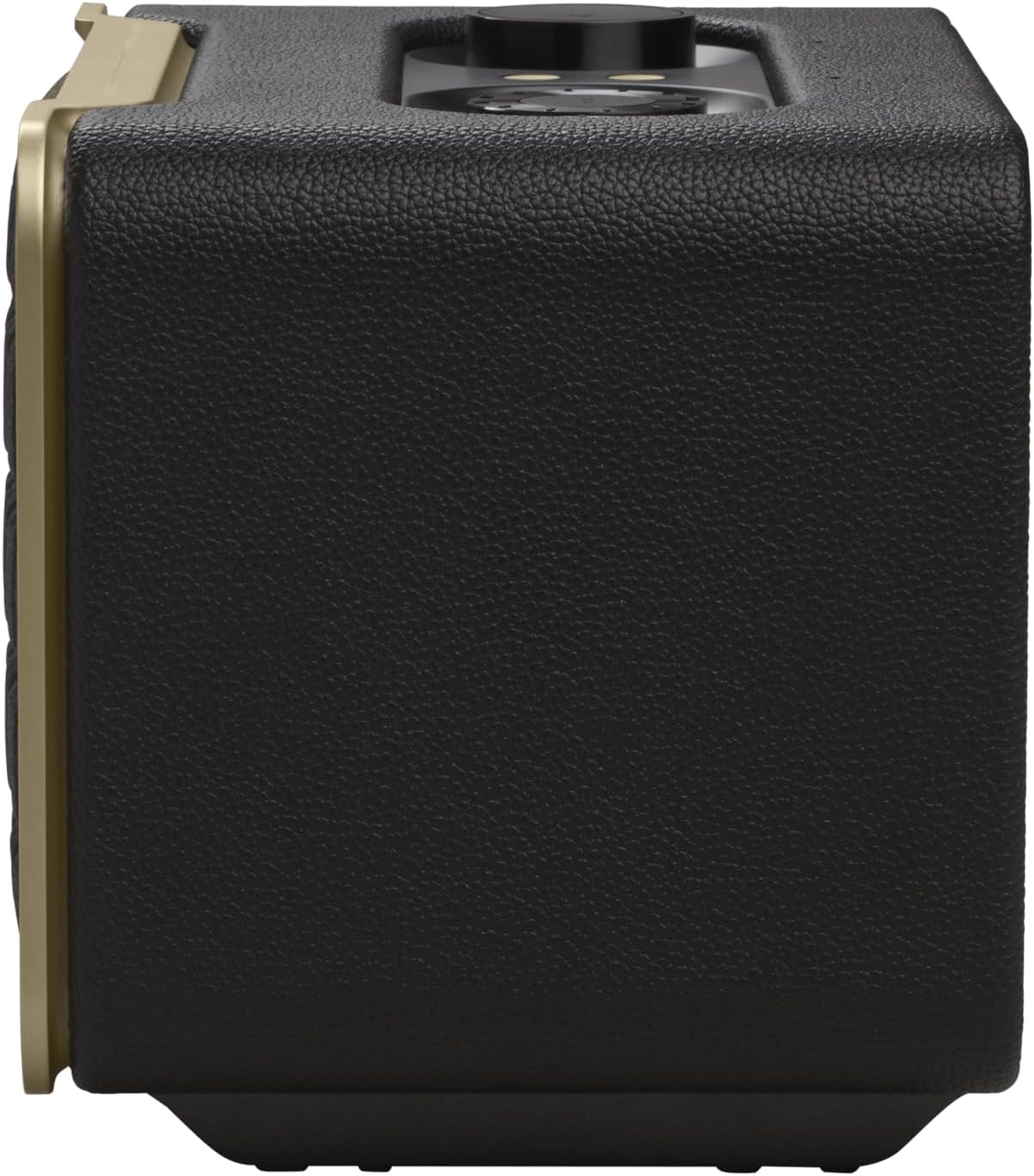 JBL Authentics 200 Smart Home Altoparlante – Cassa Bluetooth dal design retrò anni '70 – Con griglia Quadrex, Google Assistant, Alexa, AirPlay e JBL One App – Nero