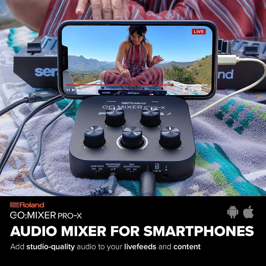 Roland GO:MIXER PRO-X Audio Mixer für Smartphones