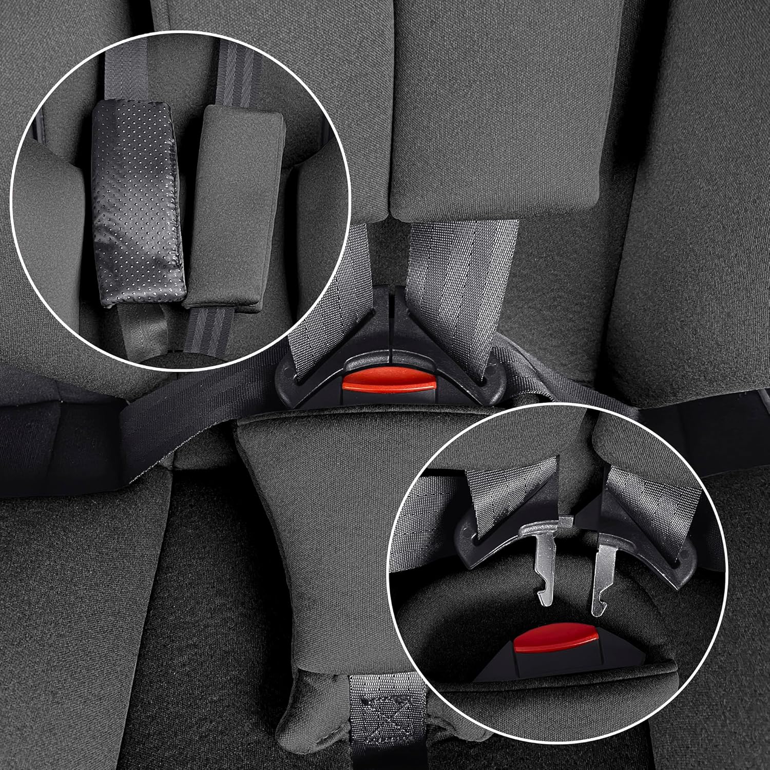 XOMAX XZ-16 Kindersitz drehbar 360° mit ISOFIX und Liegefunktion I mitwachsend I 0-36 kg, 0-12 Jahre, Gruppe 0/1/2/3 I 5-Punkt-Gurt und 3-Punkt-Gurt I Bezug abnehmbar, waschbar I ECE i-Size 129R