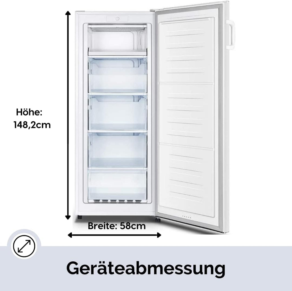 PKM Gefrierschrank GS169.4A++ | Weiß | 165 Liter | Energieeffizienzklasse E