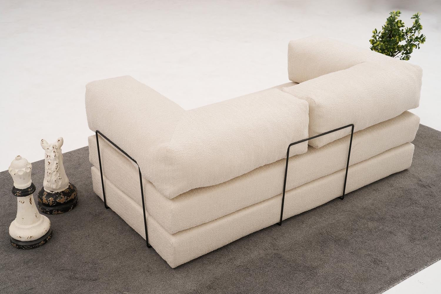 Divano 3 posti Comfort - Panna