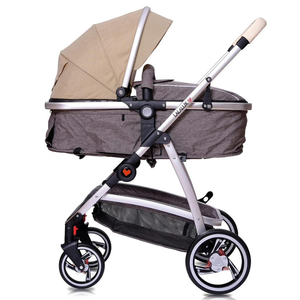Lalalux Babyboomer Passeggino Leggero Combinato Set Completo, Passeggino Multifunzione, Pieghevole, Sportivo, Universale, Doppie Sospensioni, incl. Borsa, Parapioggia e molto altro. Per Bambini fino a 36 mesi