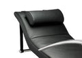 Cuscino nuca ampio per poltrona relax Jori, ellittico, nero, peso alluminio, cuscino a rullo