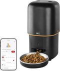 EMOS - GoSmart Futterautomat 6 l mit Kamera - WLAN Pet Care Futterspender mit App - Trockenfutter Automat für Katze & Hund mit Zeitplan, Sprachaufzeichnung, Dosierung 1–12 Mahlzeiten pro Tag - Schwarz