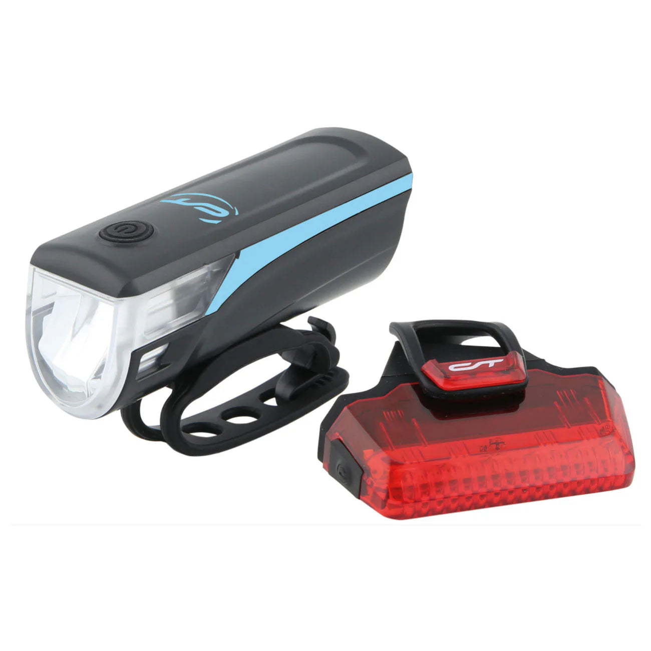 CONTEC Set luci a LED a batteria Speed-LED USB nero - neoblu