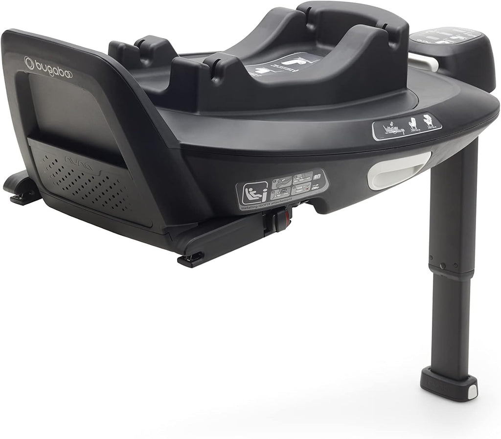 Base ISOFIX a 360 gradi Bugaboo by Nuna per seggiolini auto Owl e Turtle Air, dalla nascita fino a 4 anni o da 0 a 18 kg, orientabile in avanti o all'indietro, installazione sicura