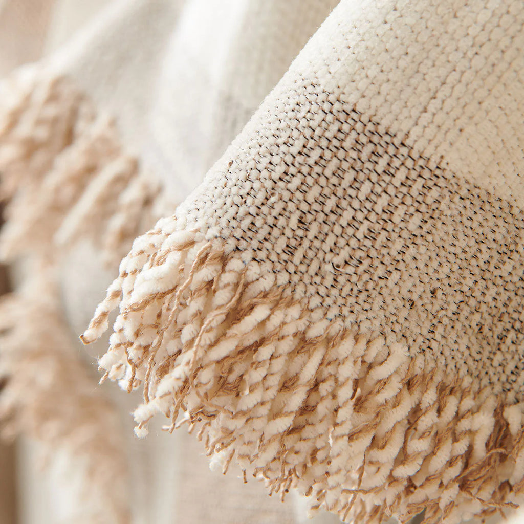 Copridivano Bohemien - Copertura Elegante per Divano in Marrone