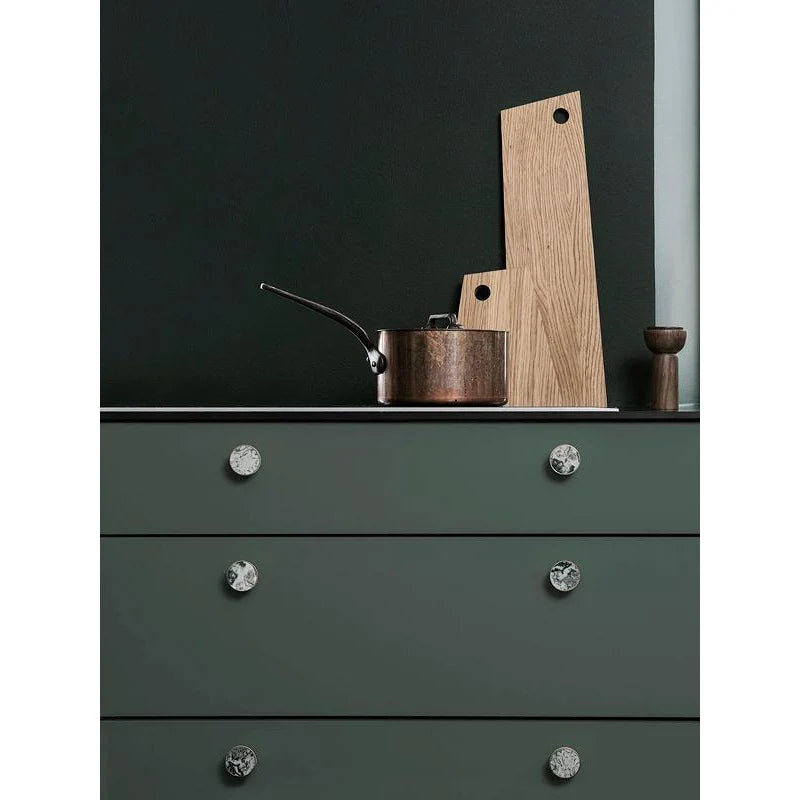 Ferm Living Gancio grande con pietra, Agata muschiata