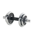 Set di manubri Kettler da 10 kg cromati e gommati