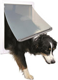 Trixie Pet Products Sportello per cani a 2 vie con chiusura, cani di taglia media e grande, bianco, Medium - Extra Large