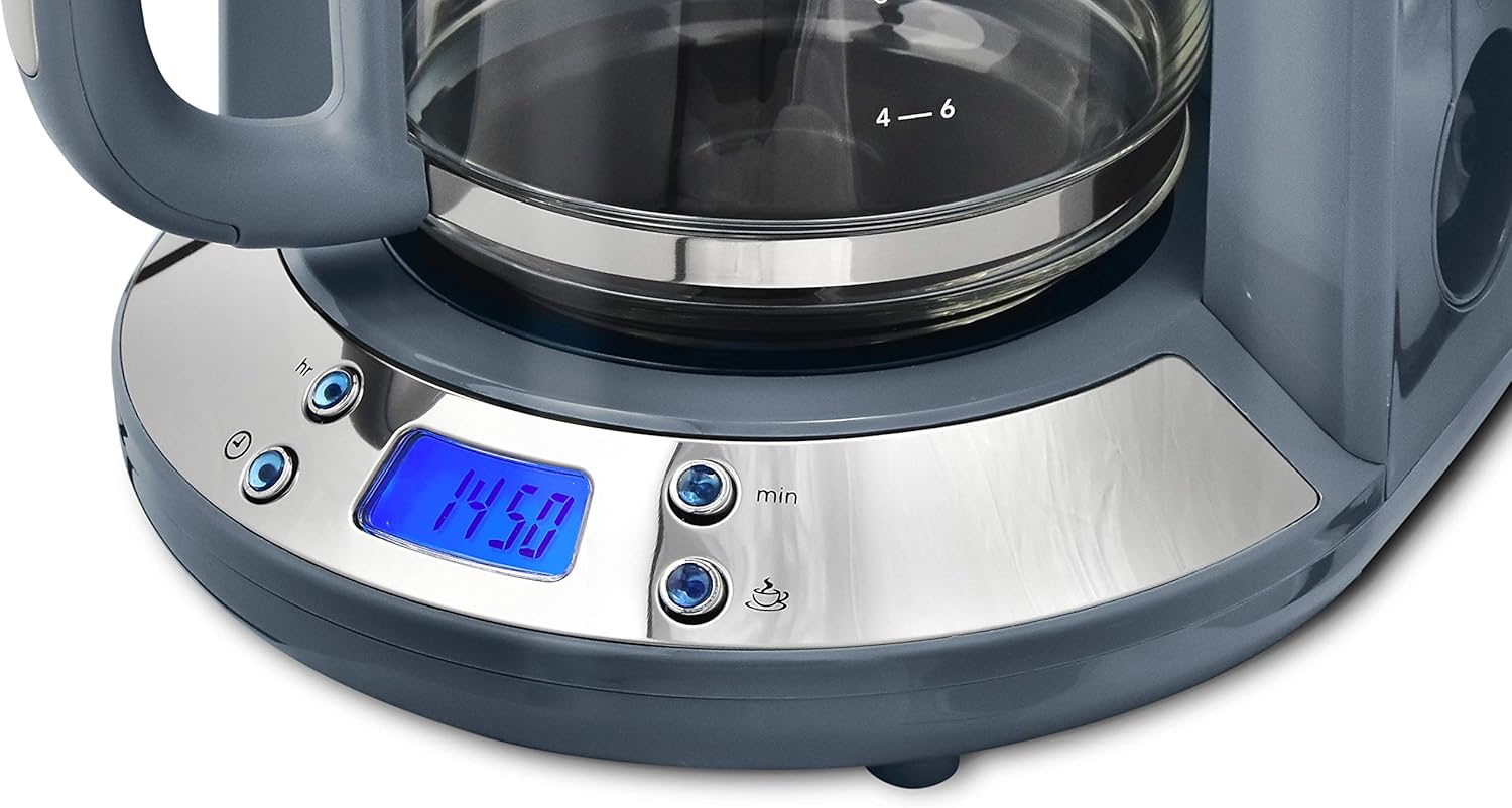 Russell Hobbs Inspire Grey Set Colazione Tostapane, Bollitore e Macchina da Caffè