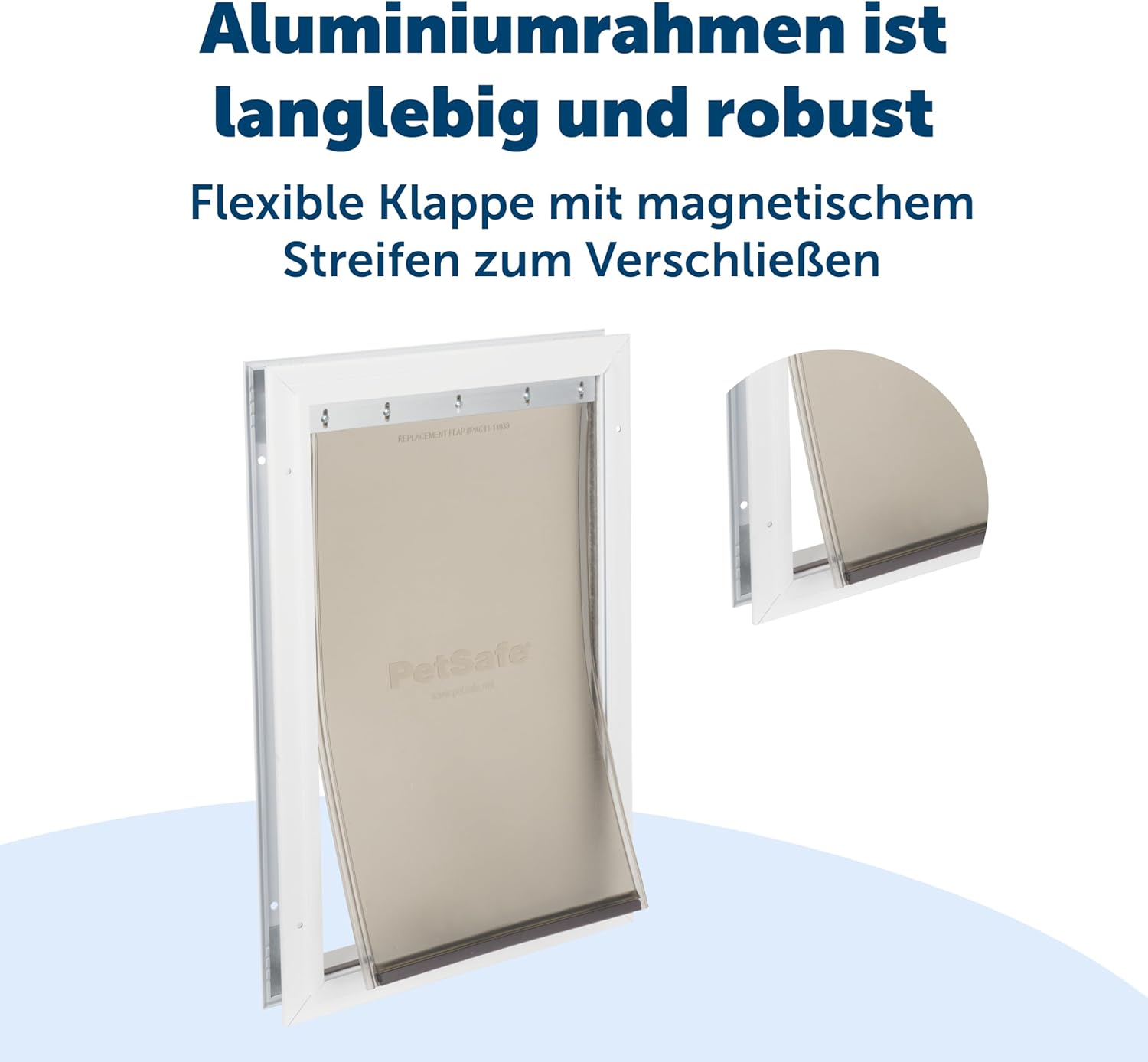 PetSafe Staywell Aluminium Haustiertüre, Energieeffizient und begrenzt Zugluft, Für Haustiere bis zu 100 kg, Gre XL