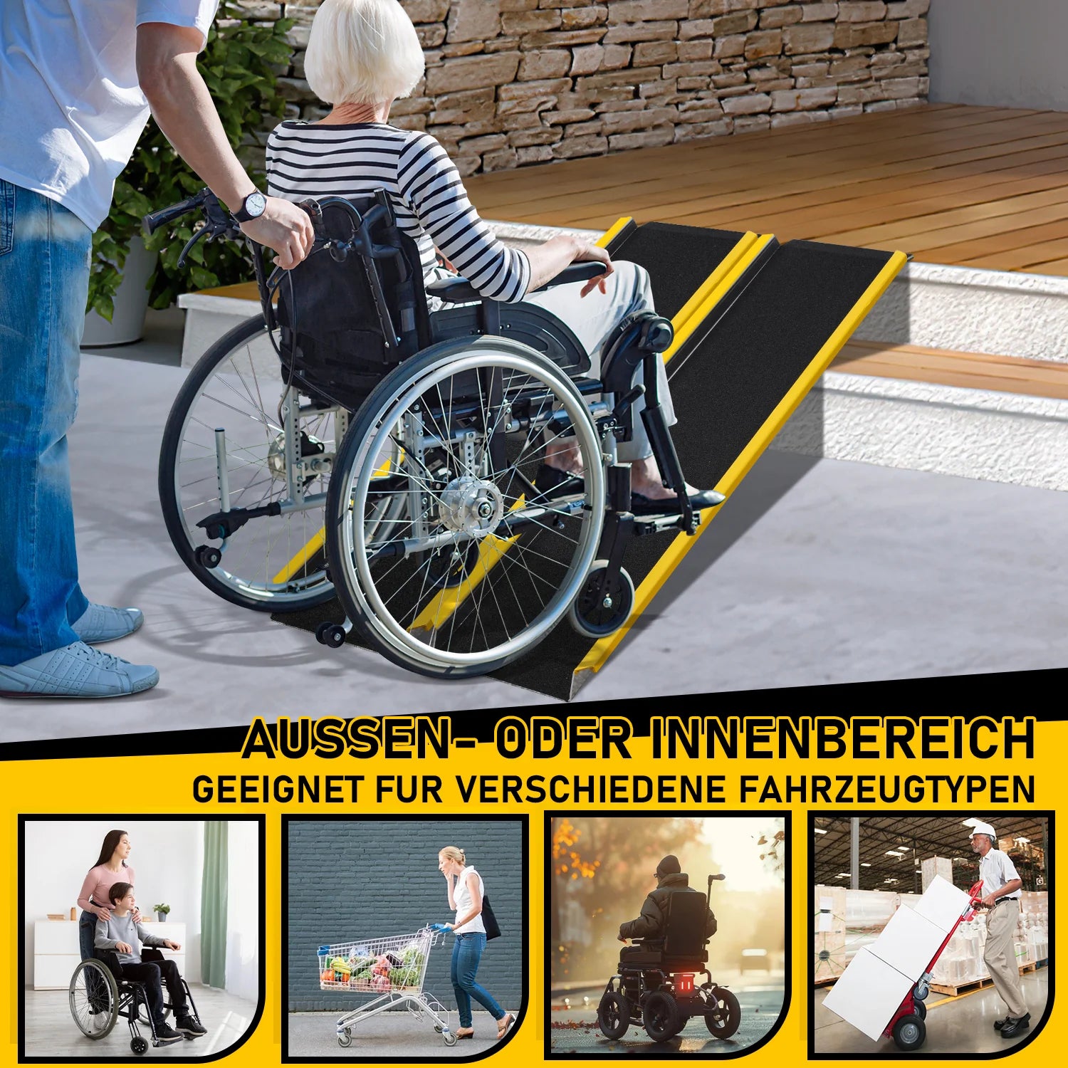 Sonnewelt Rampa di carico in alluminio per auto 2X