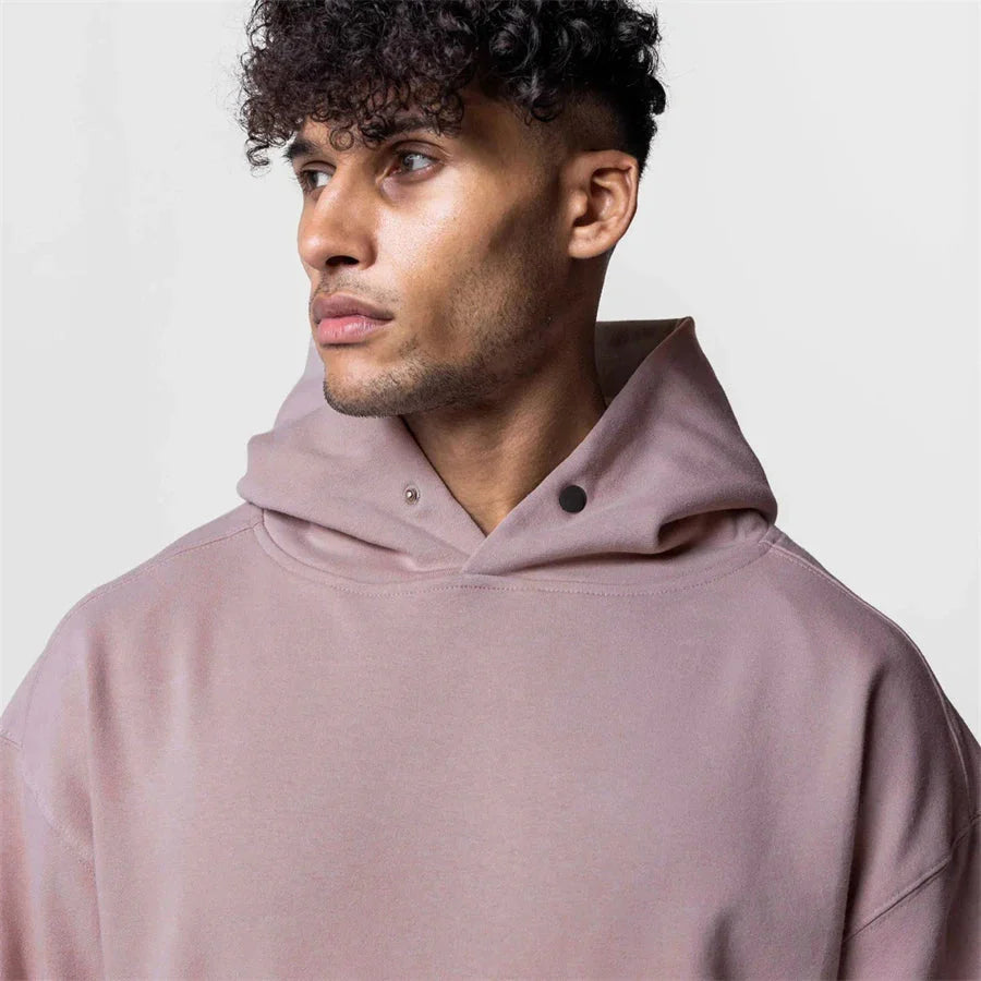 Herren-Kapuzenpullover in bergre