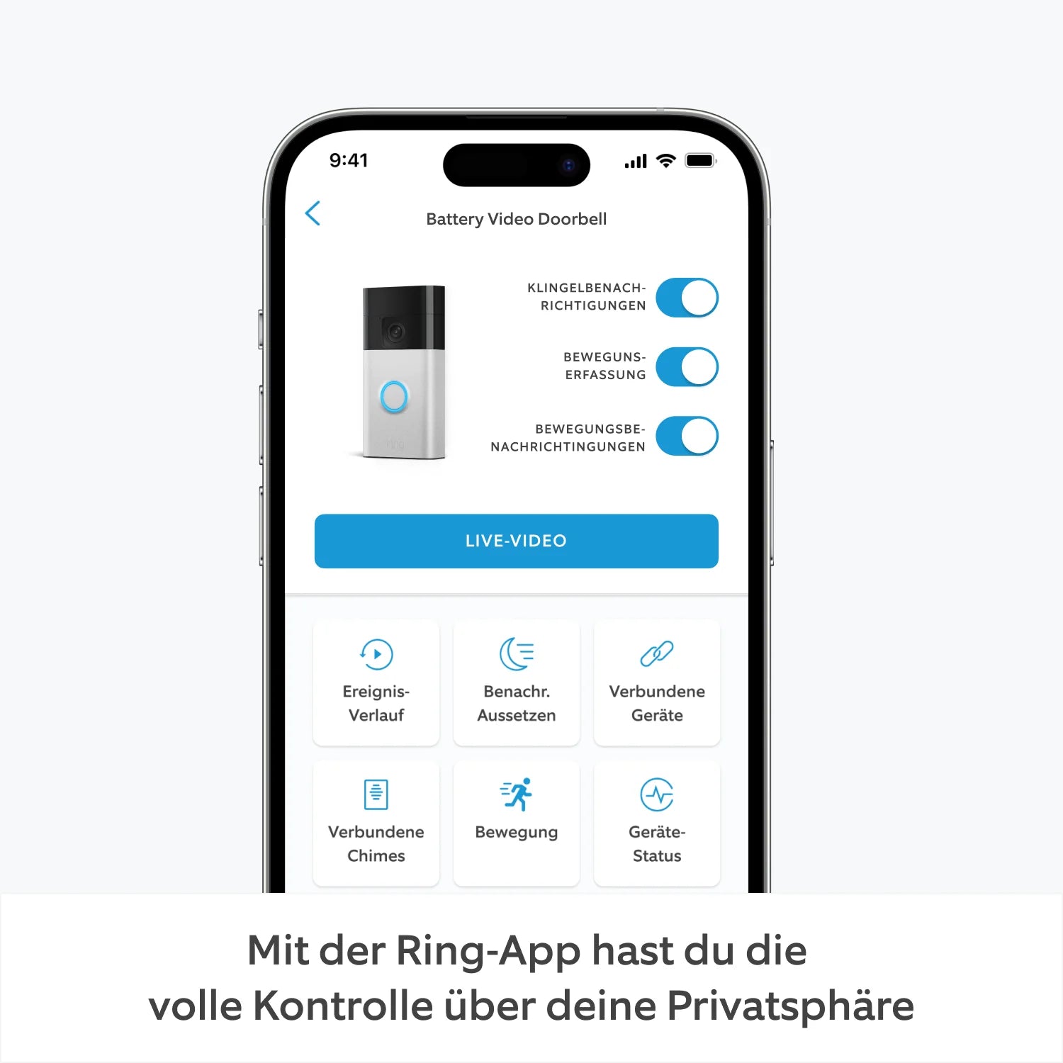 Akku-Videotürklingel (Battery Video Doorbell)