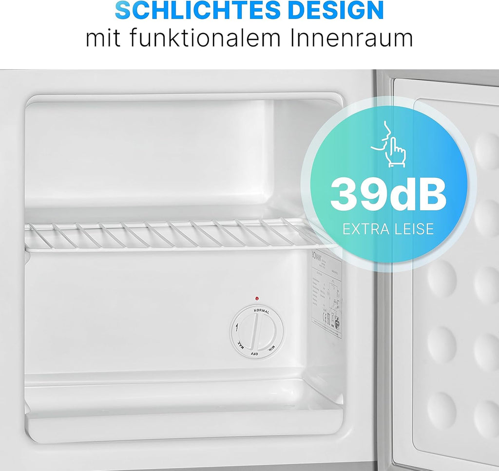 Bomann® Gefrierbox 31L Nutzinhalt | Gefrierschrank klein mit Gitterablage | wechselbarer Türanschlag & stufenlose Temperaturregelung | Mini Gefrierschrank mit 4 Sterne-Kennzeichnung | GB 341.1 inox