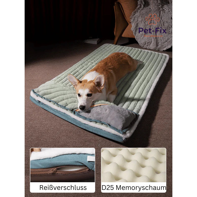 Hunde-Tiefschlaf-Unterlage mit D25 Ergo Memoryschaumfüllung