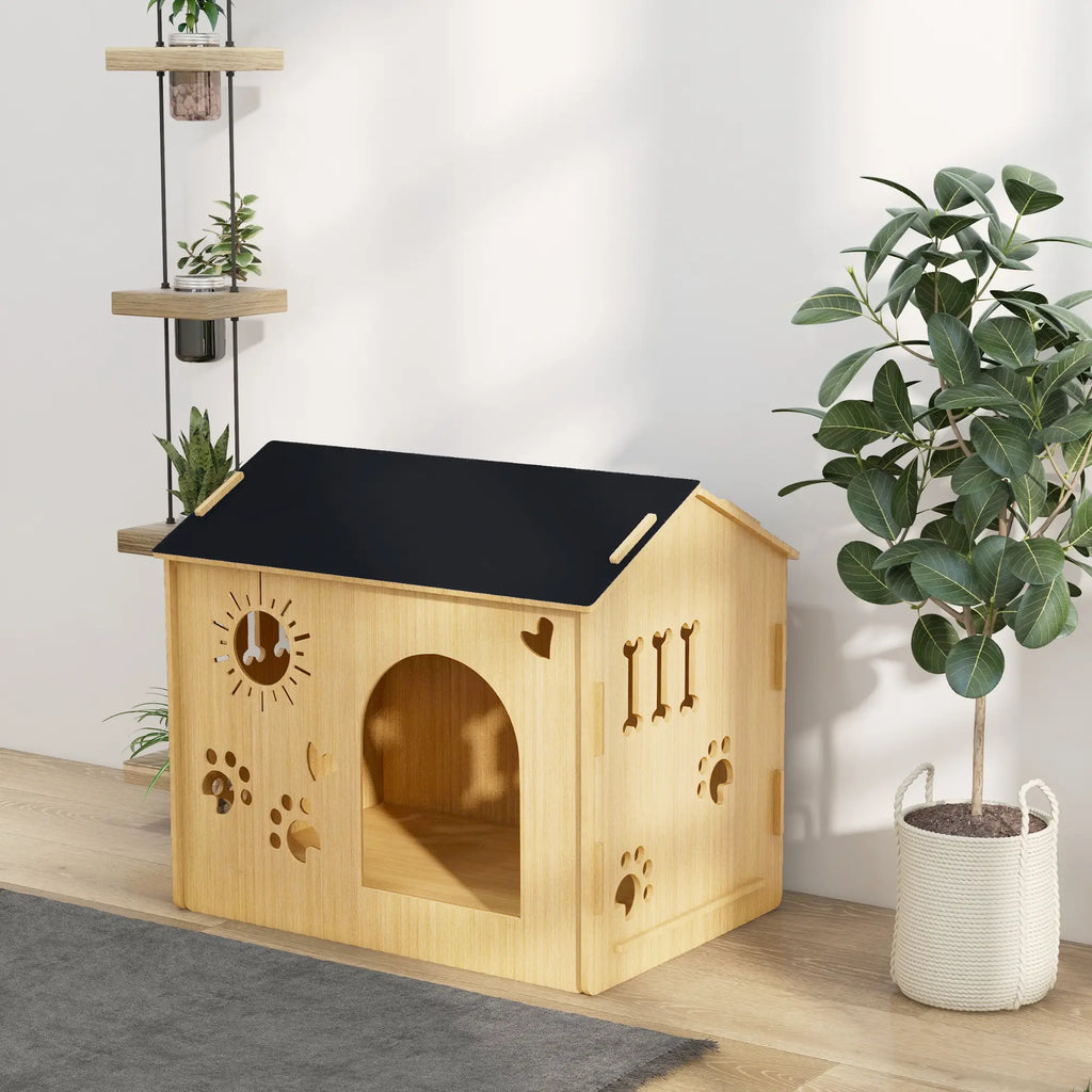 PawHut Cuccia per cani spaziosa con graziose fessure di ventilazione