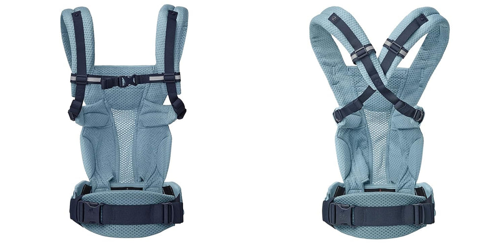 Ergobaby Omni Breeze Marsupio per Neonati dalla Nascita fino a 20 kg, Morbido Mesh SoftFlex a 4 Posizioni, Ergonomico, Porta Bebè, Natural Beige