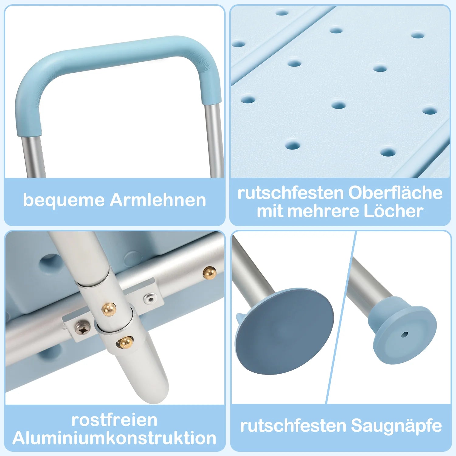 Sonnewelt Badewannensitz Duschhocker Hhenverstellbarer