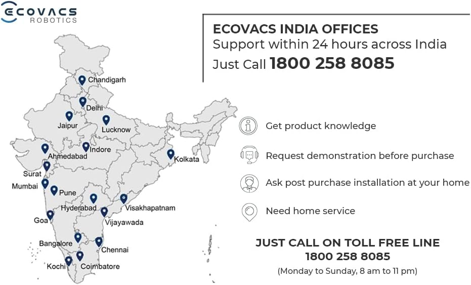 ECOVACS Goat GX-600 Robot rasaerba senza filo perimetrale per prati fino a 600m² (Press & Mow, prevenzione ostacoli AIVI 3D, pianificazione logica del percorso, pendenza del 40%, Video Manager, lame flottanti)