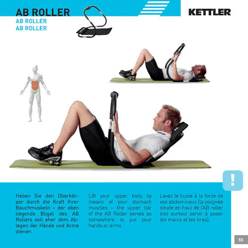 Kettler Allenatore addominale AB-Roller