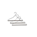Ferm Living Appendiabiti, nero (set da 3)