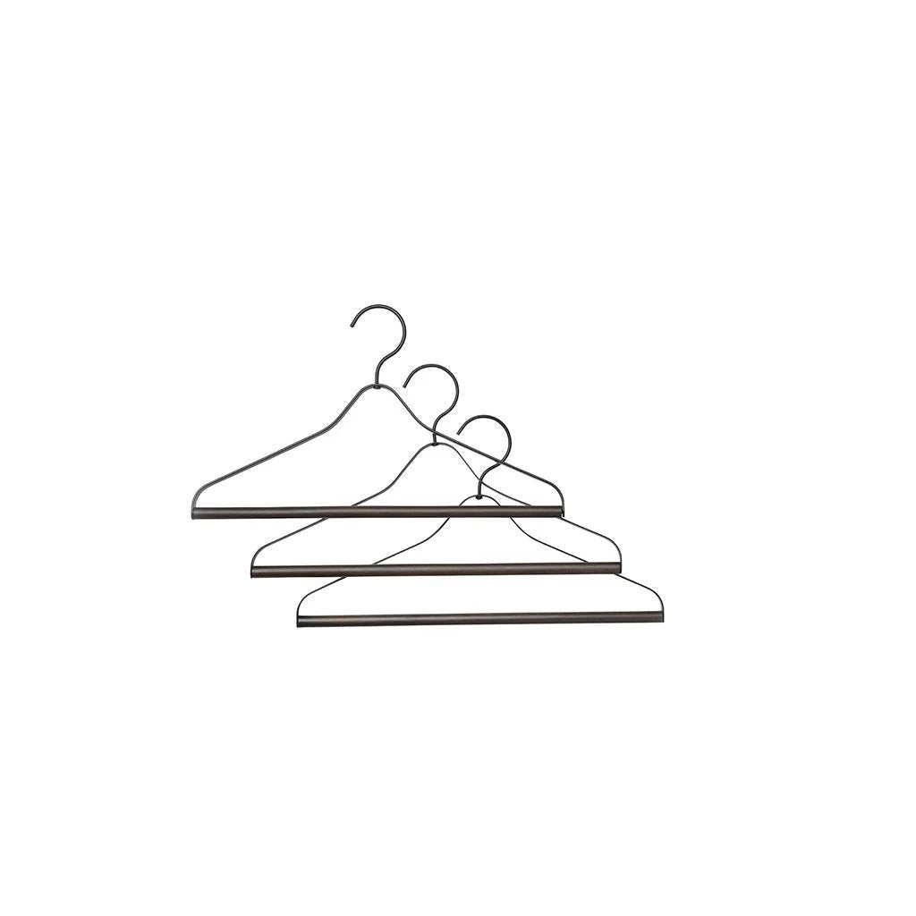 Ferm Living Appendiabiti, nero (set da 3)