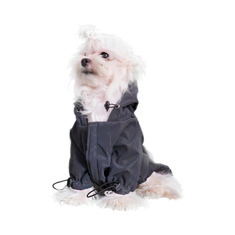 Reflektierende Hunde-Winterjacke mit Extra Wrmeisolierung – Ideal für kalte und dunkle Tage