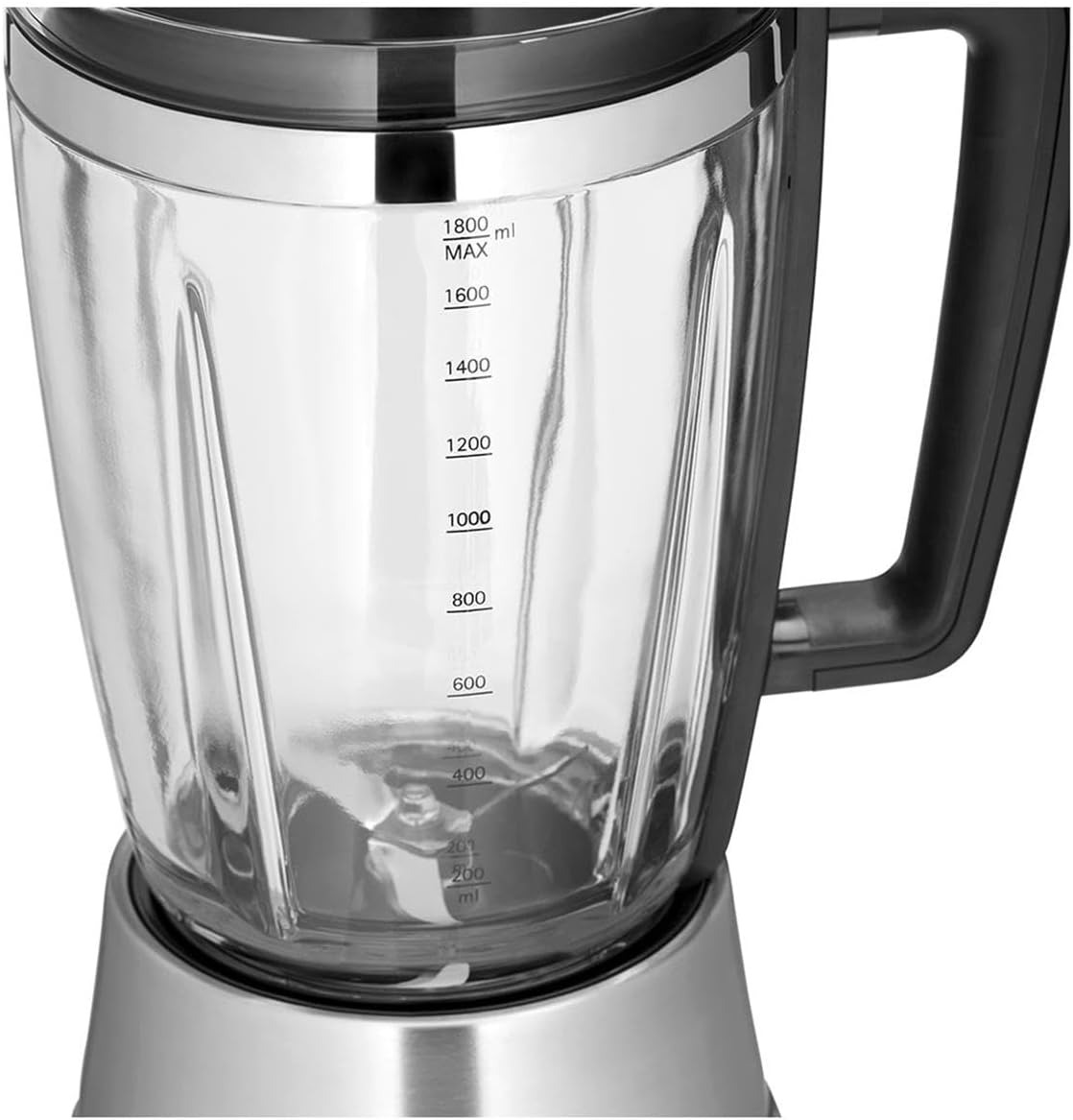 WMF Kult Pro Frullatore, 25.000 giri/min, 1.400 Watt, caraffa in vetro 1,8 l, frullatore ad alte prestazioni, funzione smoothie, tritaghiaccio e intervallo