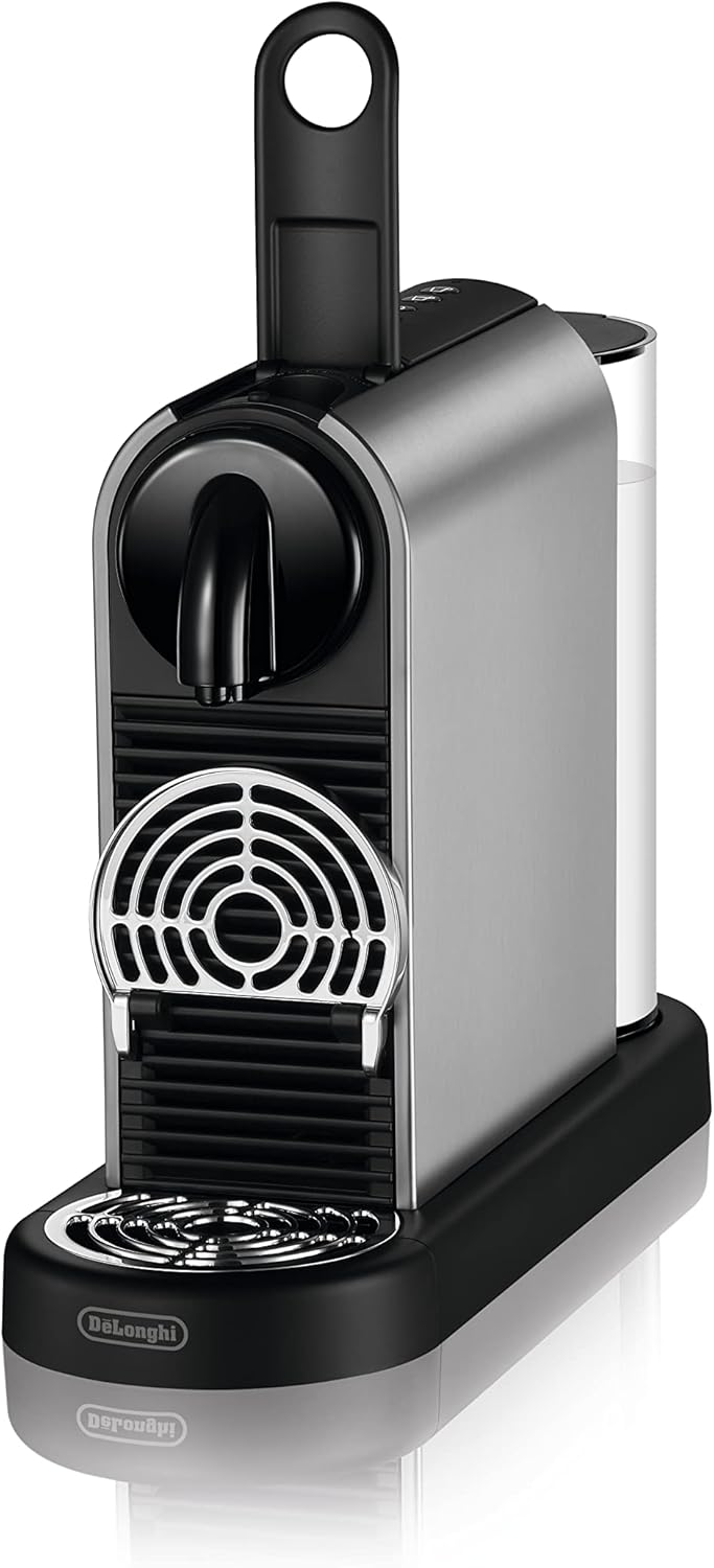 Nespresso De'Longhi EN267.BAE Citiz Macchina da Caffè con Montalatte, Funzione di Risparmio Energetico, 1710W, 1 Litro, 37.2 x 21.8 x 27.7 cm, Nero