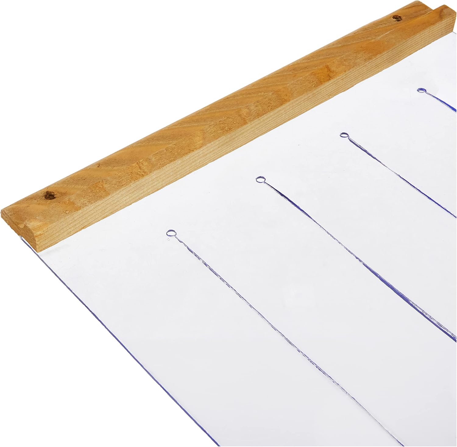 Ferplast Tenda per cucce, modello DOMUS MAXI, porta per cucce da esterno, a lamelle trasparenti in PVC, impermeabile, protezione dal vento e dal freddo, 40,5 x 69 cm